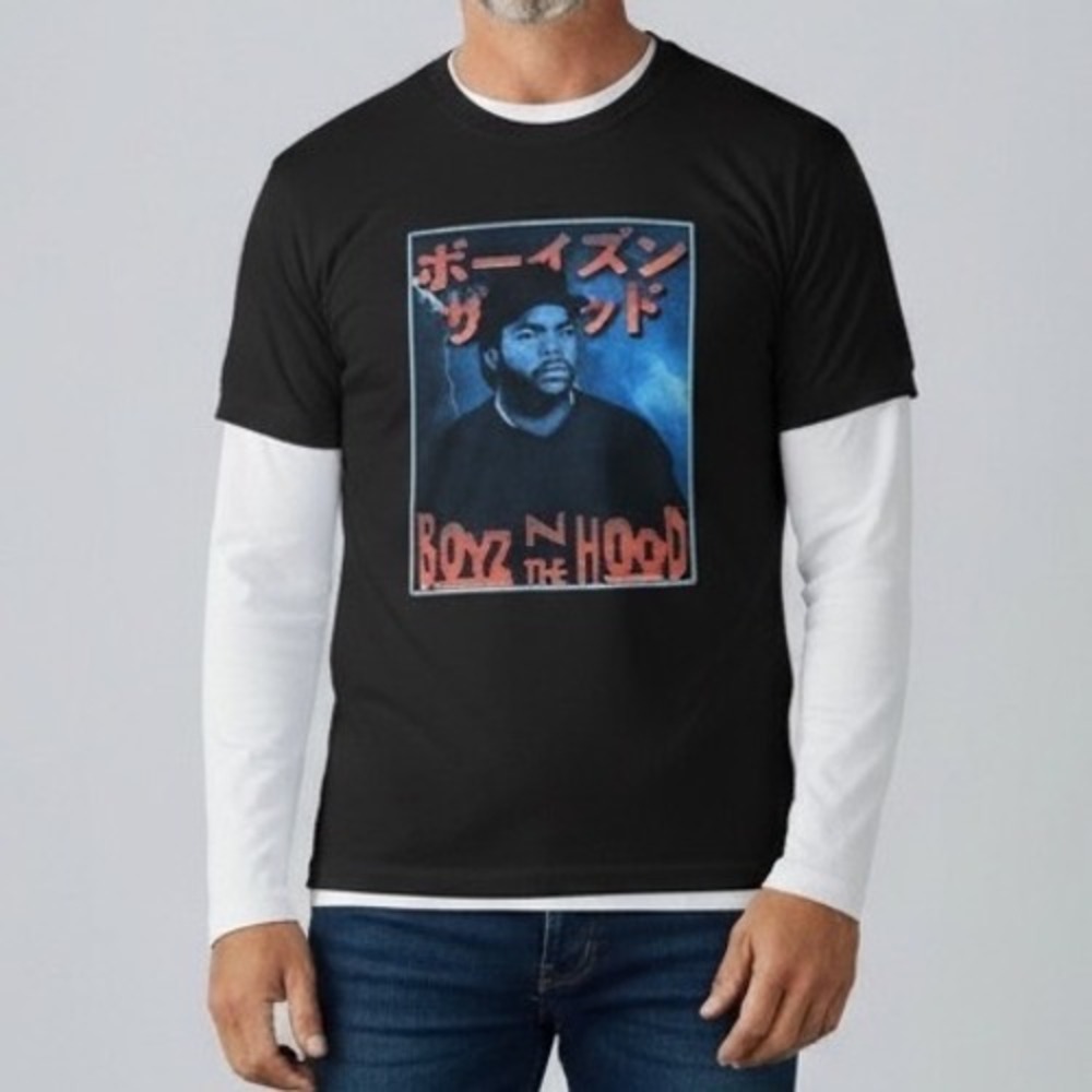 Vintage 90s‎ Movie Graphic Tee Boyz N The Hood Ice Cube T-Shirt Men's Large
